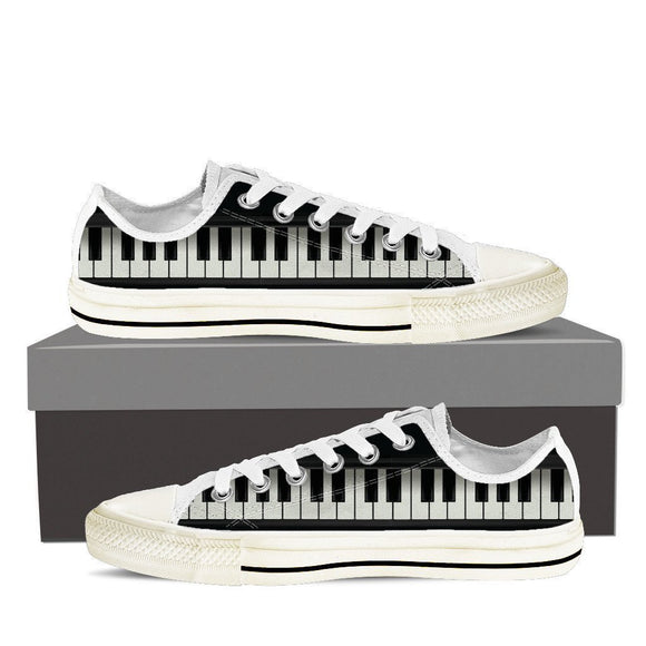 piano  ladies low cut sneakers