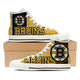 boston bruins mens high top sneakers high top