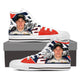 brad keselowski ladies high top sneakers