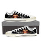 tupac shakur mens low cut sneakers cut