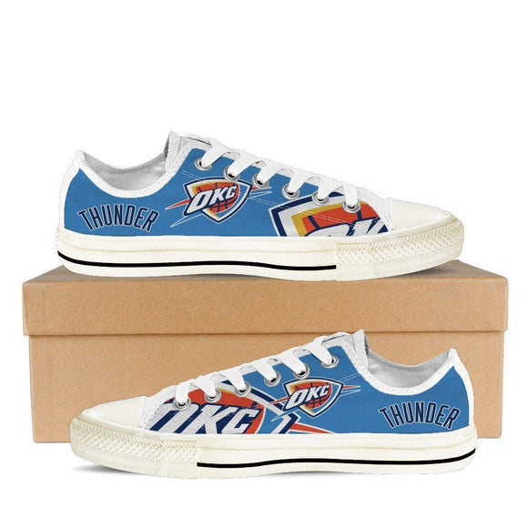 oklahoma city thunder mens low cut sneakers cut