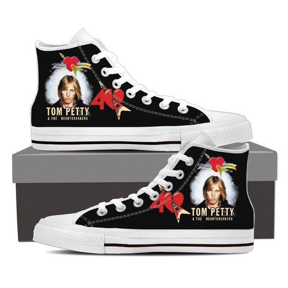 tom petty heartbreakers ladies high top sneakers