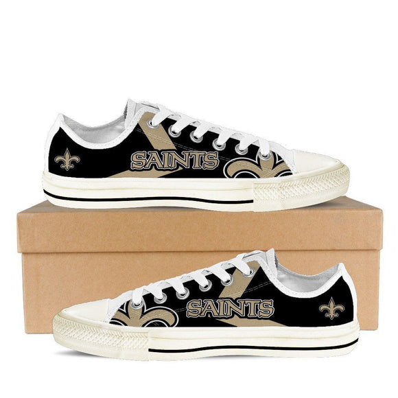 new orleans saints ladies low cut sneakers