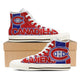 montreal canadiens mens high top sneakers high top