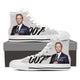 james bond ladies high top sneakers