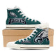 philadelphia eagles mens high top sneakers high top