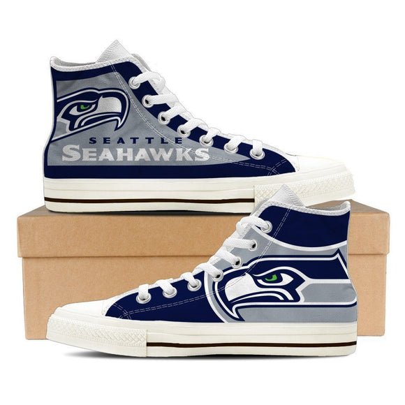 seattle seahawks ladies high top sneakers