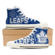 toronto maple leafs ladies high top sneakers