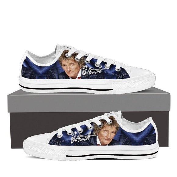 rod stewart mens low cut sneakers