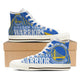 golden state warriors ladies high top sneakers