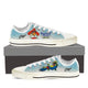 jimmy buffett parrotheads mens low cut sneakers
