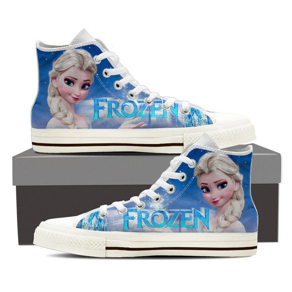 disney frozen ladies high top sneakers