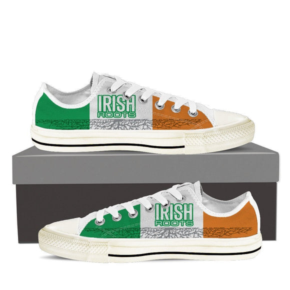 irish roots new ladies low cut sneakers