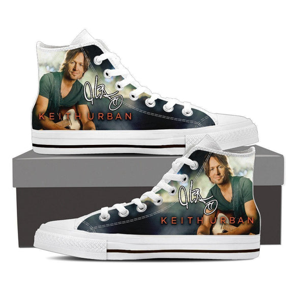 keith urban mens high top sneakers