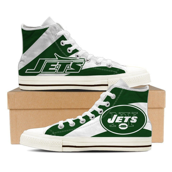 new york jets ladies high top sneakers
