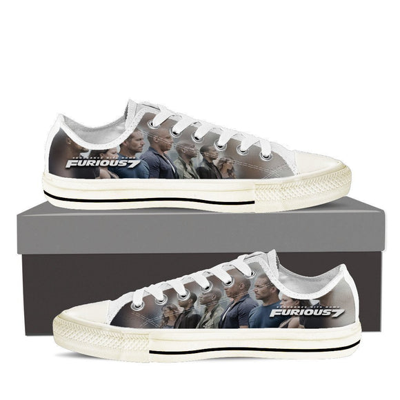 furious 7 ladies low cut sneakers