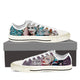 harley quinn mens low cut sneakers