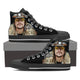 kid rock black mens high top sneakers