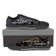 iron maiden mens low cut sneakers