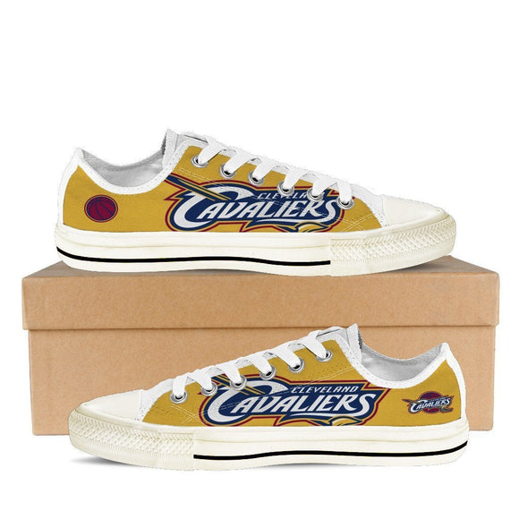cleveland cavaliers mens low cut sneakers cut