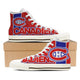 montreal canadiens ladies high top sneakers