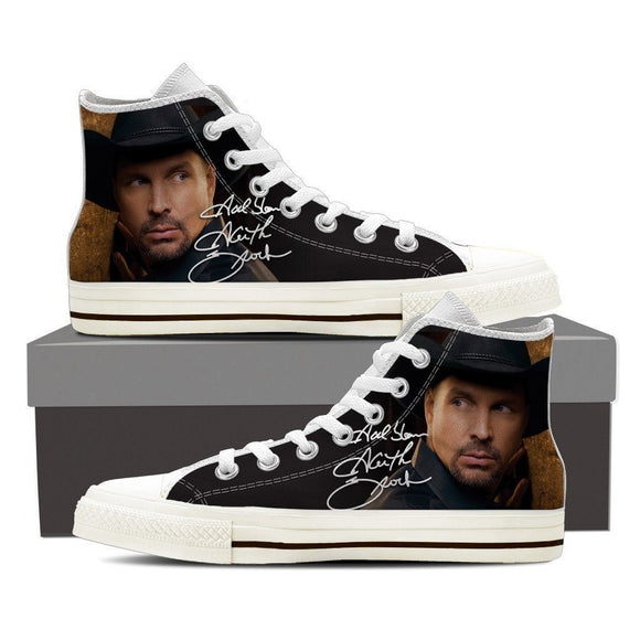 garth brooks ladies high top sneakers