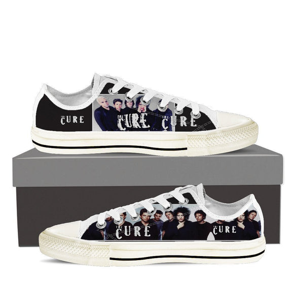 the cure ladies low cut sneakers