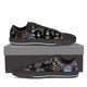 kiss band mens low cut sneakers