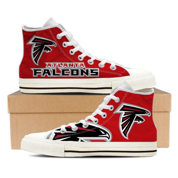 atlanta falcons ladies high top sneakers