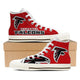 atlanta falcons ladies high top sneakers