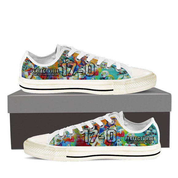 17 0 perfectville 1972 ladies low cut sneakers