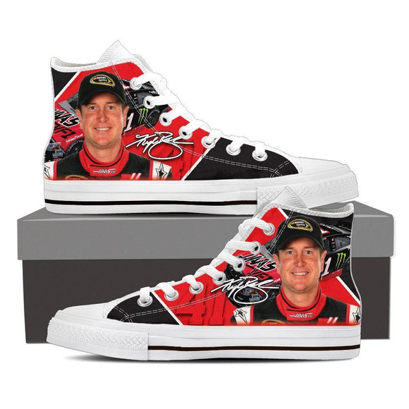 kurt busch ladies high top sneakers