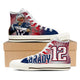 tom brady ladies high top sneakers