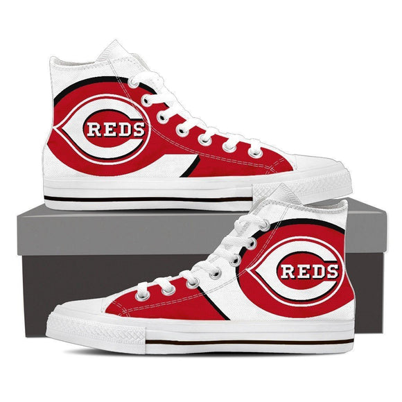 cincinnati reds mens high top sneakers