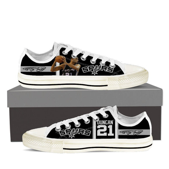 tim duncan mens low cut sneakers cut