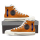 guitar art mens high top sneakers high top