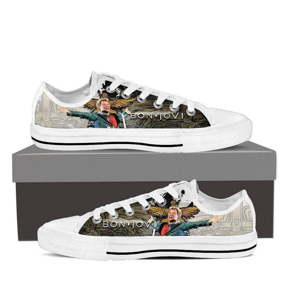 bon jovi new mens low cut sneakers