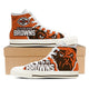 cleveland browns ladies high top sneakers