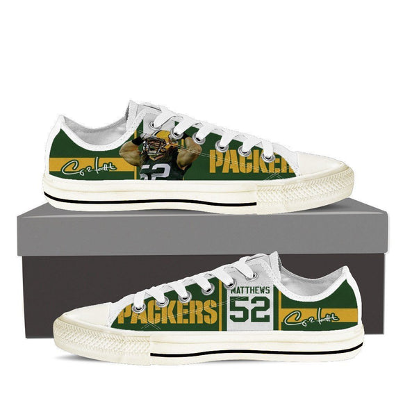 clay matthews ladies low cut sneakers