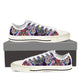 janis joplin mens low cut sneakers