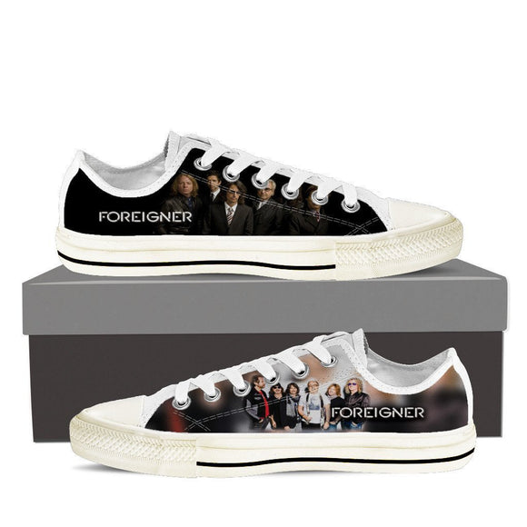 foreigner mens low cut sneakers