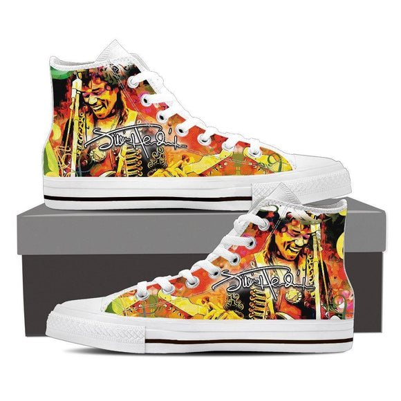 jimi hendrix ladies high top sneakers