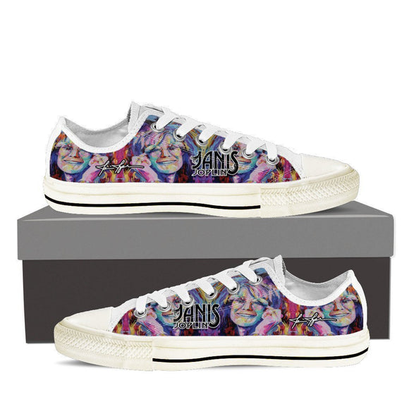 janis joplin ladies low cut sneakers