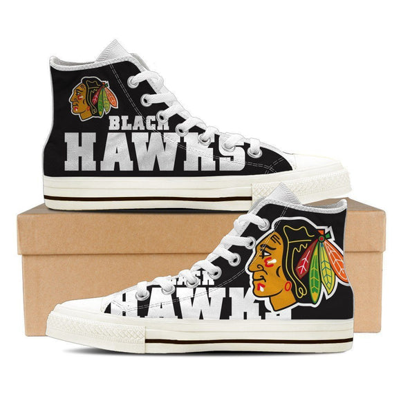 chicago blackhawks ladies high top sneakers