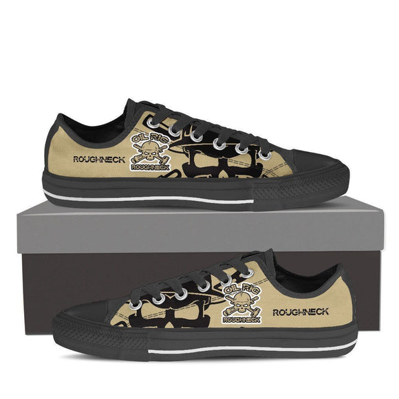 oil rig roughneck ladies low cut sneakers