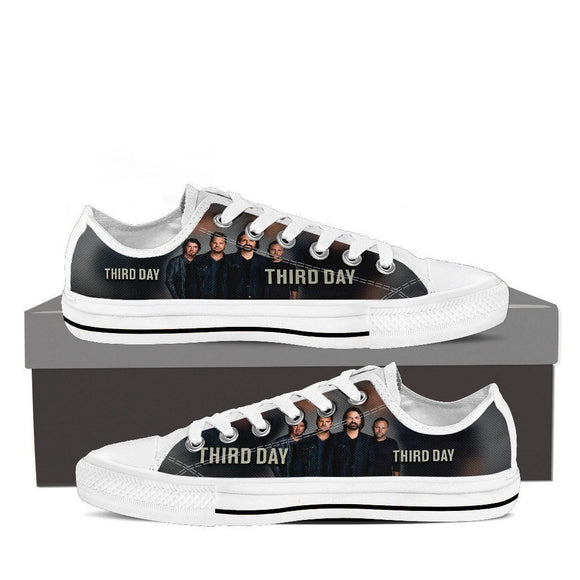 third day band ladies low cut sneakers