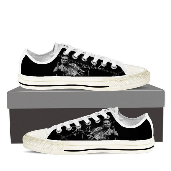 johnny cash mens low cut sneakers