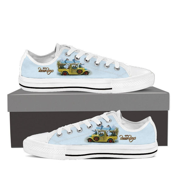 the beach boys ladies low cut sneakers