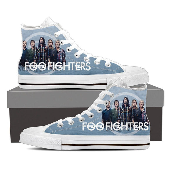 foo fighters mens high top sneakers