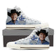 george strait ladies high top sneakers